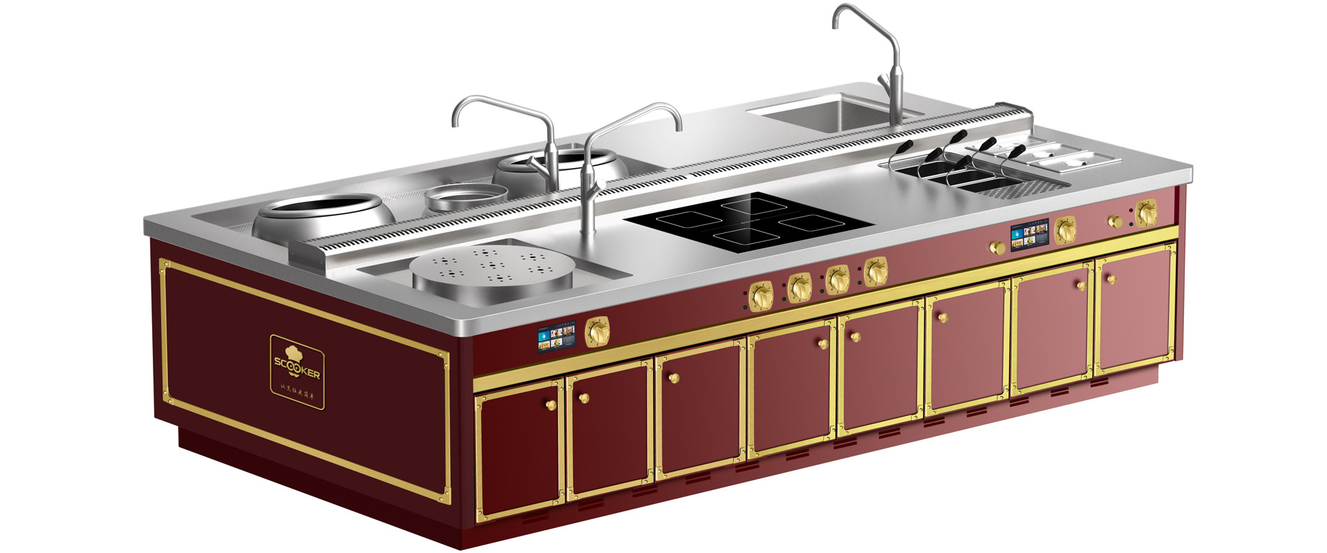 qualità Serie integrata di Island Cooker fabbrica