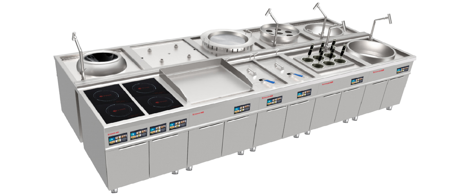 qualità Serie integrata di Island Cooker fabbrica