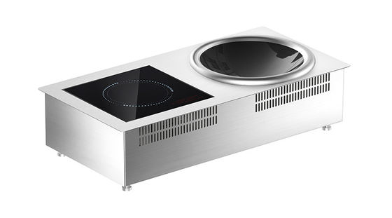 qualità  Built-in Induction Combination Cooktop  with Flat and Concave Surfaces fabbrica